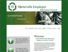 Tablet Screenshot of peac.porterville.com
